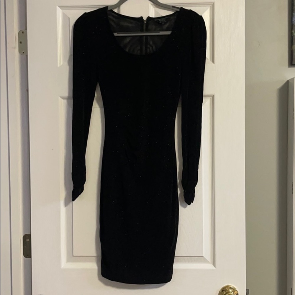 Black long sleeve dress